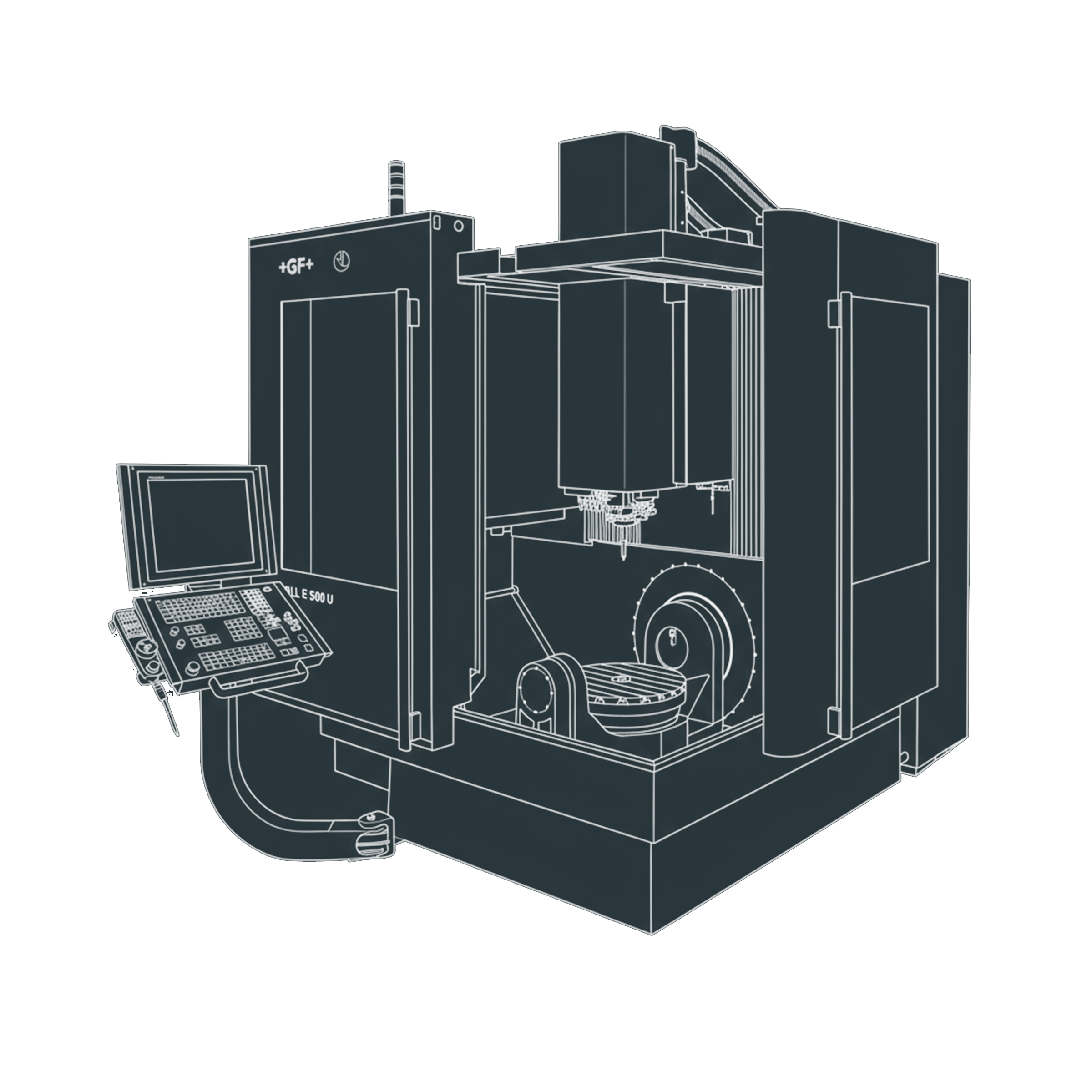 CNC-HSC-Fräsen 3- und 5-Achs.